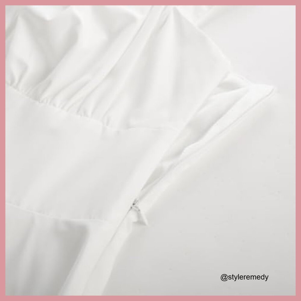 Polyester Elastane Sleeveless Sweetheart Neck A-L… - image 5